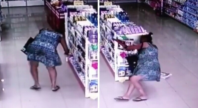 Женщина упала в обморок во время кражи из аптеки