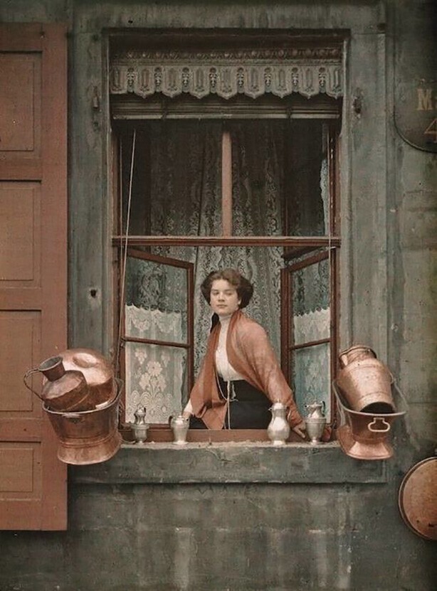 Германия, Бавария 1912 год. Фото неизвестной женщины