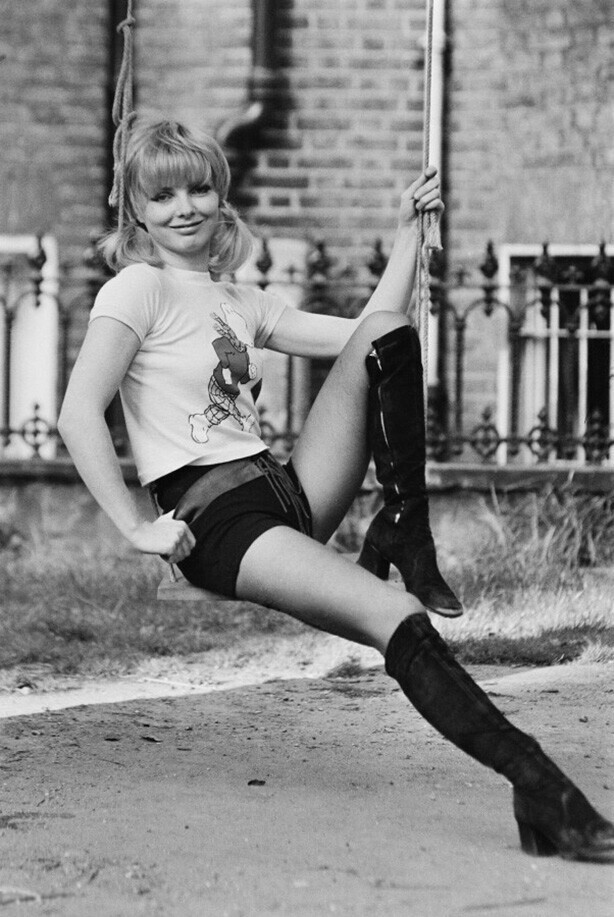 17 августа 1971 года. Британская актриса Элизабет Найт. Фото D. Morrison.