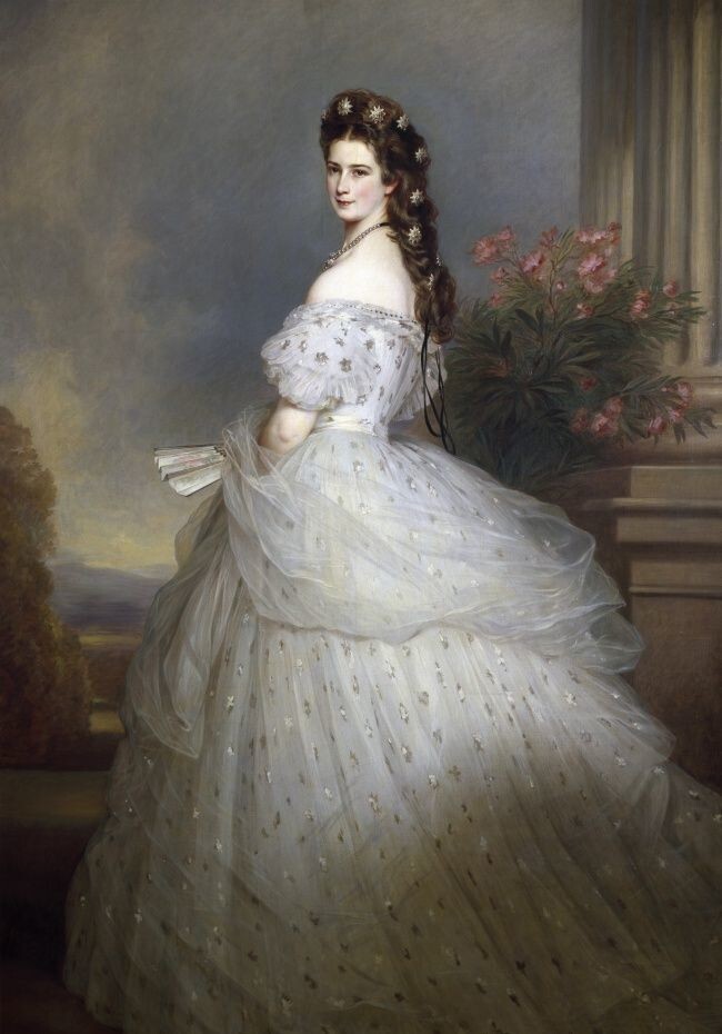 Елизавета Баварская, королева Австрии и Венгрии, 1864 год.