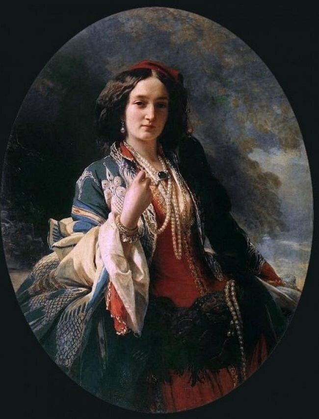Екатерина Браницкая, графиня Потоцкая, 1854 год.