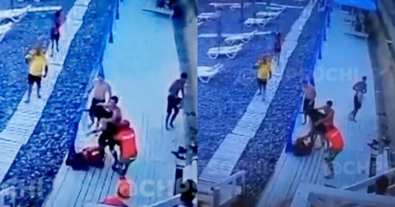 Турист в Сочи жестоко избил 17-летнего спасателя на пляже 