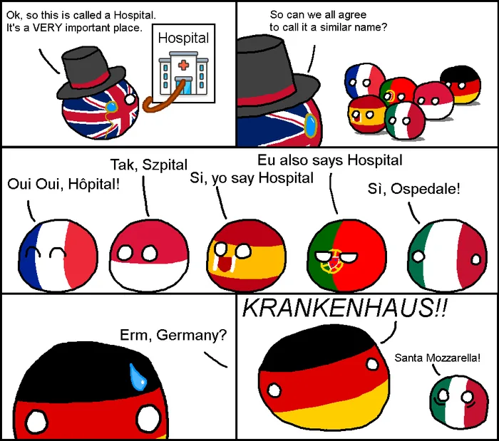 Как по немецки звучит больница
