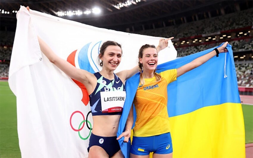 В Минобороны Украины побеседуют с легкоатлеткой после фото с Ласицкене
