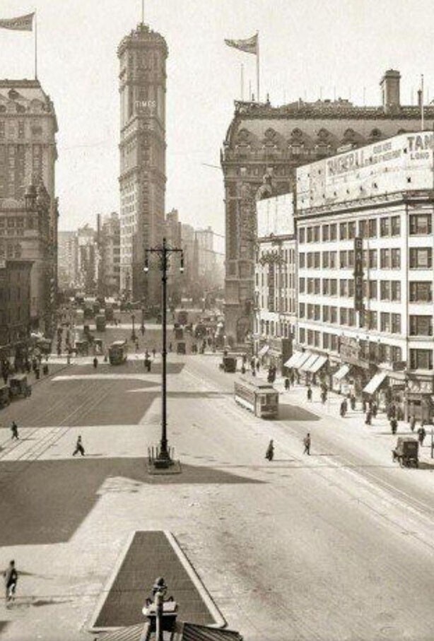 Таймс-сквер, Нью-Йорк, 1911 год