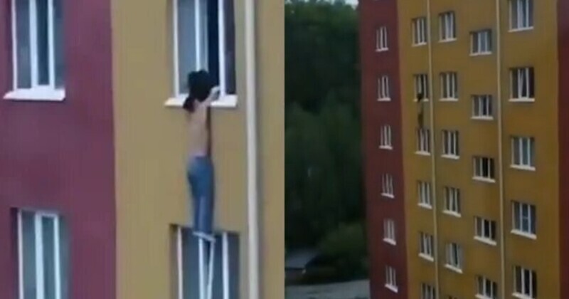 На Алтае женщина удерживала выпавшего из окна мужчину до приезда МЧС
