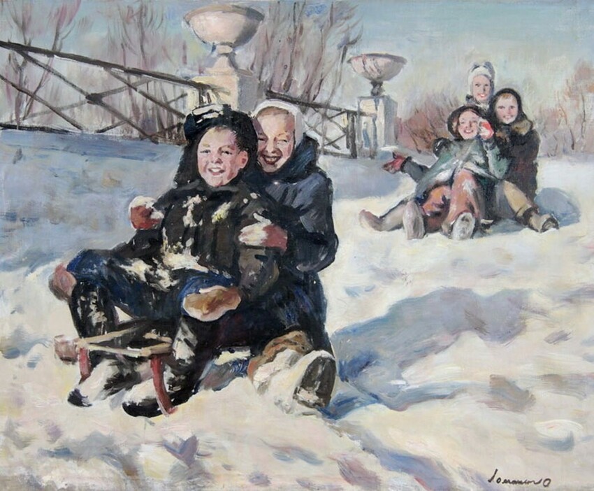 Тутунов Сергей Андреевич, «Зима пришла. Детство», 1960