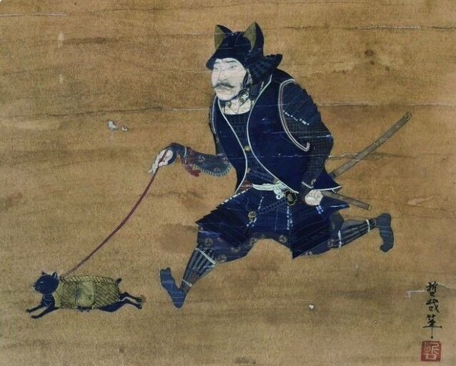 Когда тебе надо завоевывать Монголию, но выгулять котика - превыше всего