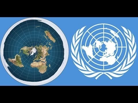 Факт 4: Плоская земля на флаге ООН
