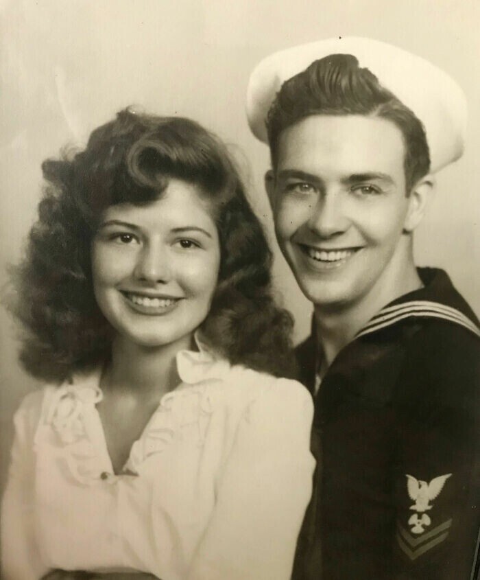 "Мои бабушка и дедушка в 1940 году"