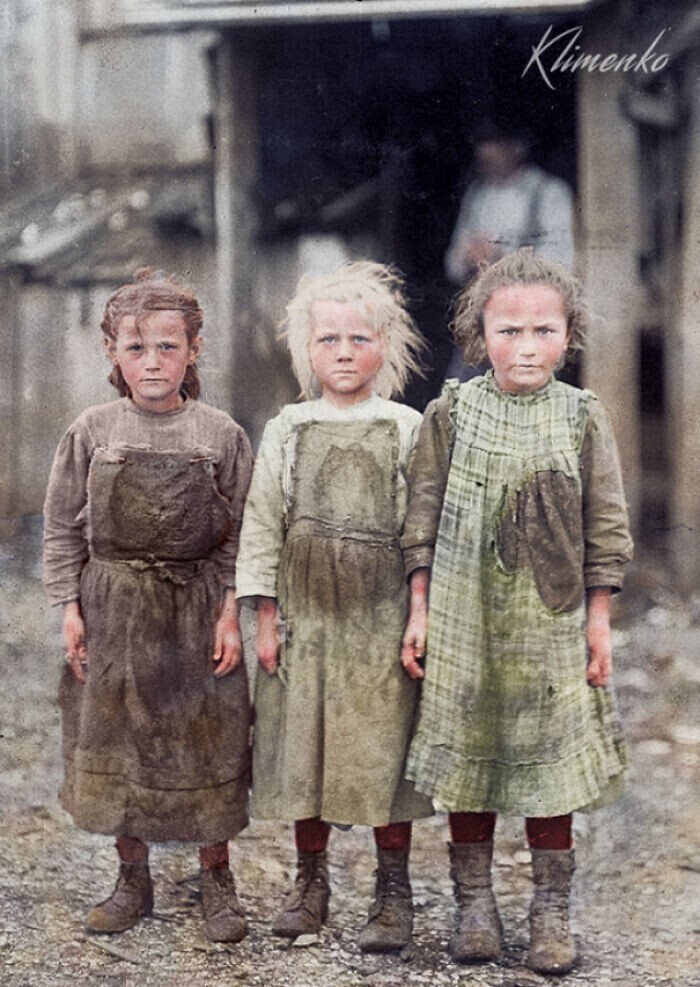 Чистильщицы устриц. Порт Ройял, Южная Каролина, 1909