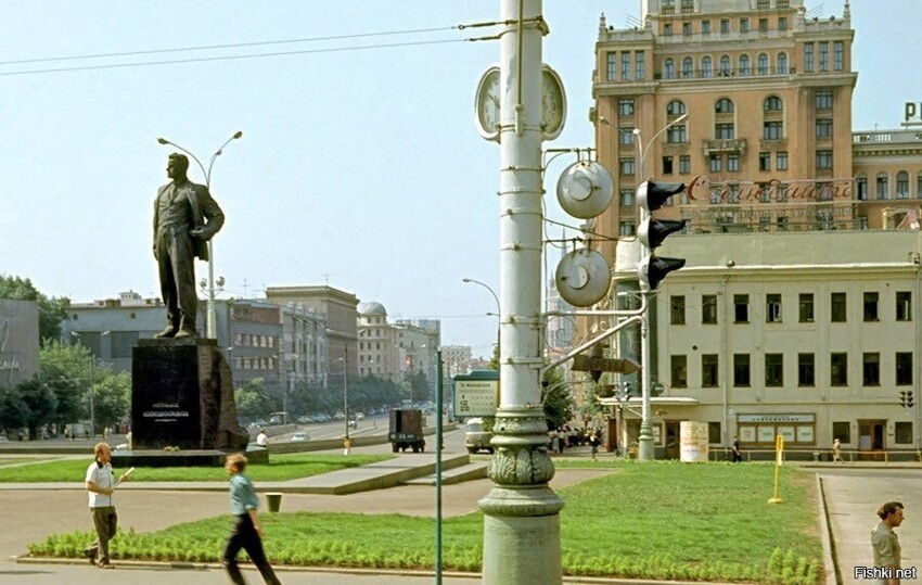СССР, Москва, площадь Маяковского