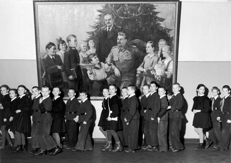 Школьники. Москва, 1955 год