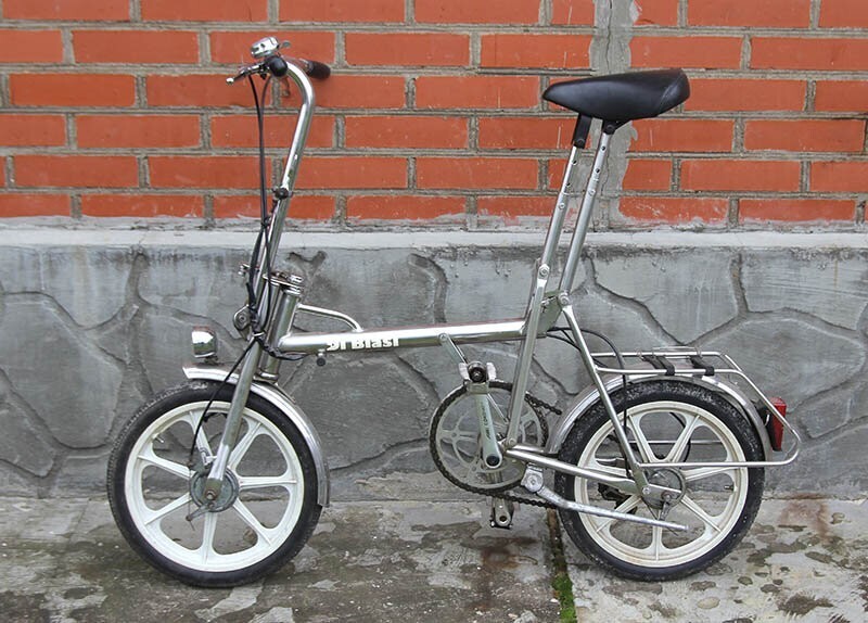 Итальянский ультракомпактный велосипед Di Blasi R50S второй половины 1980-х годов