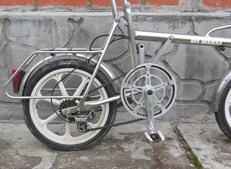 Итальянский ультракомпактный велосипед Di Blasi R50S второй половины 1980-х годов