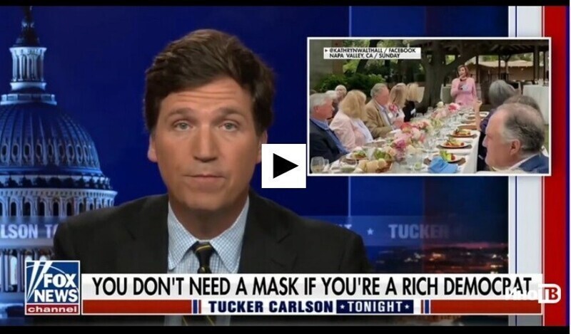 Fox News: масочный режим для «крепостных» — в США свободно дышат только богатые демократы