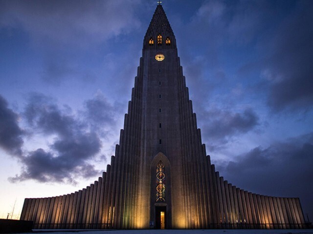 18. "Церковь Хадльгримскиркья, Рейкьявик, Исландия"