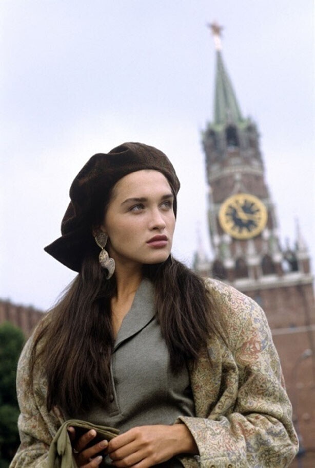 Советская манекенщица Ирина Ганя, Москва, 1990 год