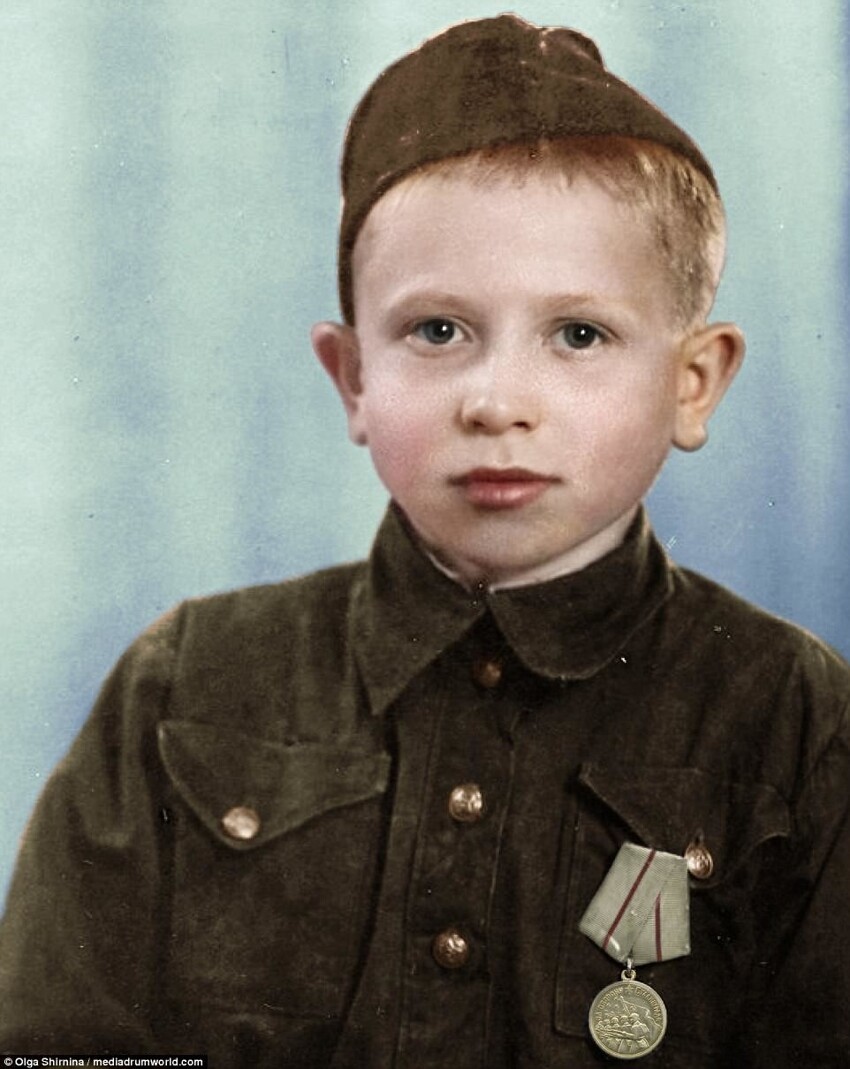 У войны нет возраста. Портрет Алексея Иванова, который был награжден медалью «За оборону Сталинграда».