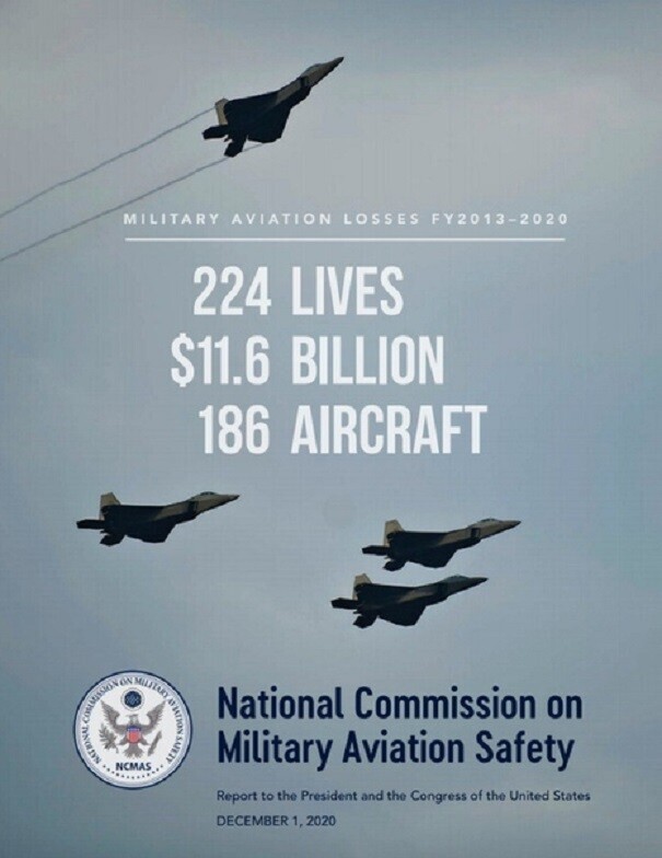 А много ли военных самолётов падает в США?