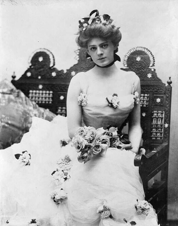 Актриса Этель Бэрримор, фото ок.1900 год
