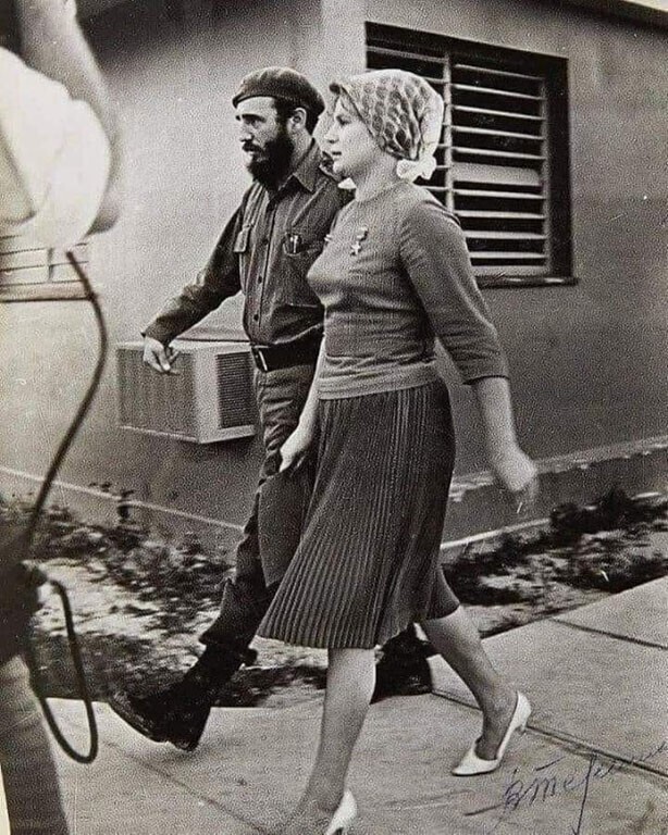 Фидель Кастро и Валентина Терешкова. 1960-е