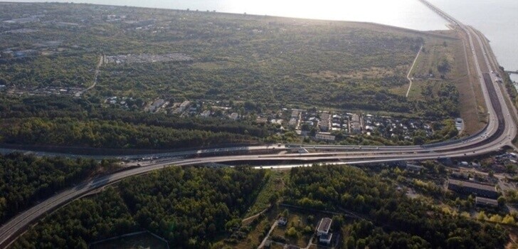 В Ульяновской области открыли движение по левобережной развязке Президентского моста