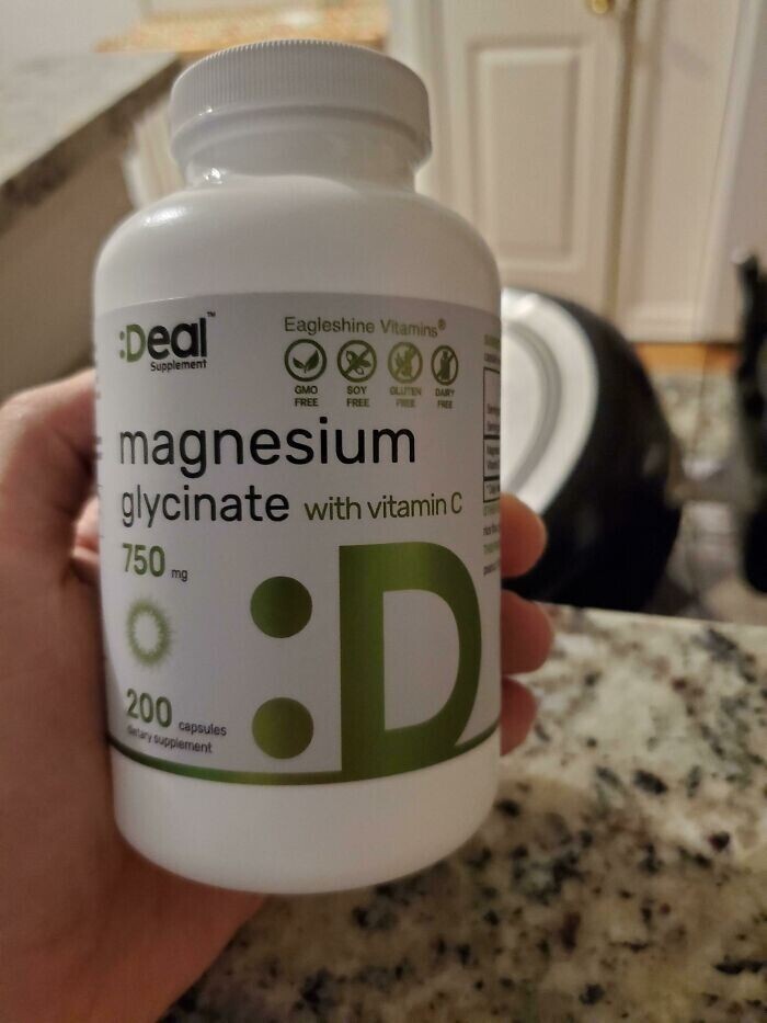 Это не витамин Д - это просто эмодзи на баночке с глицинатом магния