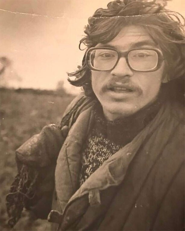 Студент Влад Листьев, «на картошке», 1978 год