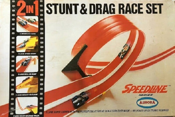 Рекламный ролик Aurora Stunt and Drag Race Set (1960 год)