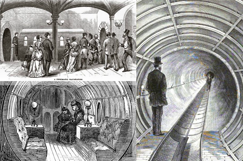 Рояль и золотые рыбки: какой была настоящая первая станция метро в Нью-Йорке