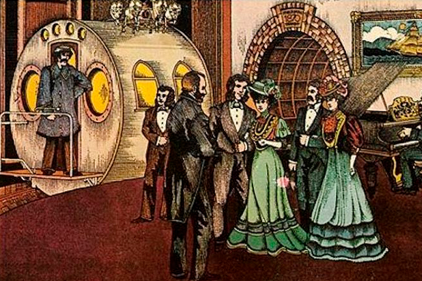 Рояль и золотые рыбки: какой была настоящая первая станция метро в Нью-Йорке