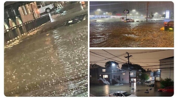 Сцены уличных потопов
