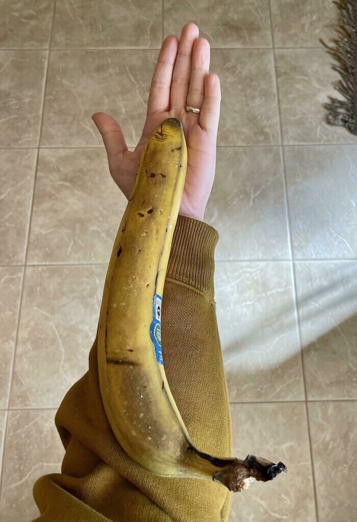 18. Банан огромного размера
