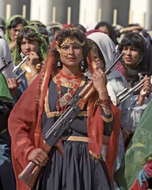 Женщины милиции Кабула, 1987 год