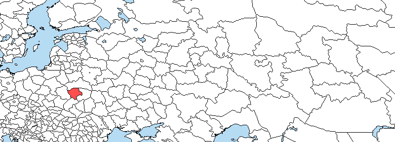 А теперь Украина. Какая область выделена на карте?