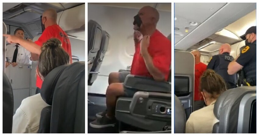 Почти что зомби: настораживающее поведение пассажира на борту American Airlines