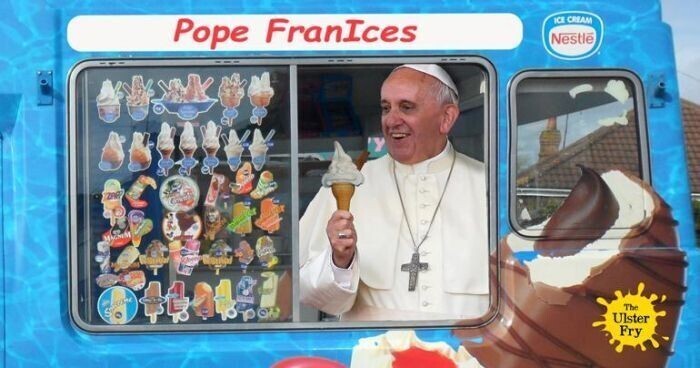 Ватикан объявил о том, что Папа Римский Франциск отправил итальянским заключенным 15 000 штук мороженого. Точнее, джелато. Так святой престол помогает страждущим душам во время рекордно жаркого лета в Италии.