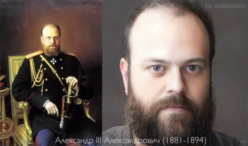Портреты российских императоров обработали нейросетью и показали, каким правители могли бы быть в жизни