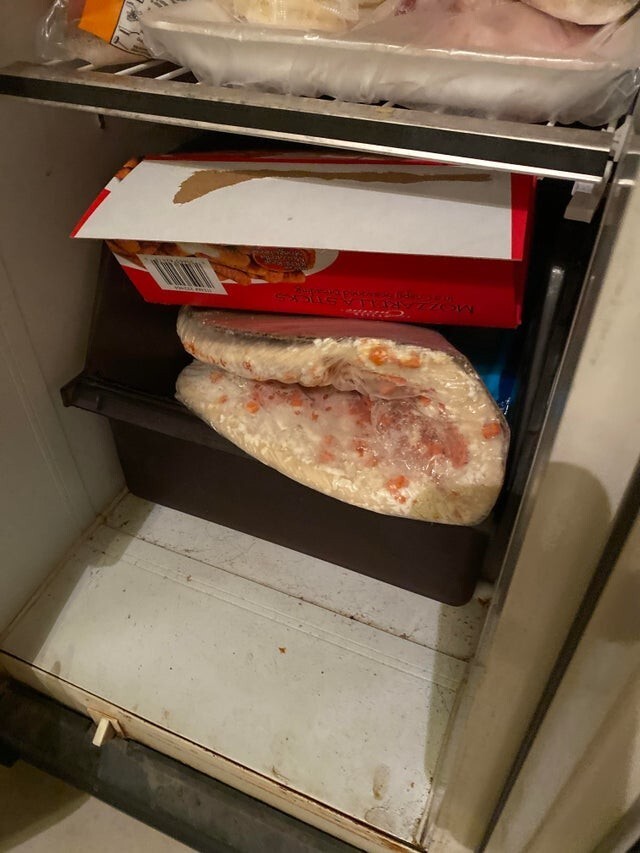 2. Хранение пиццы в холодильнике