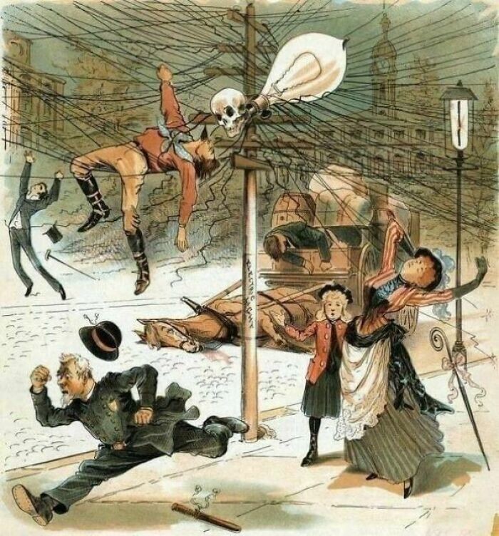 5. Пропаганда против электричества, 1900-е года