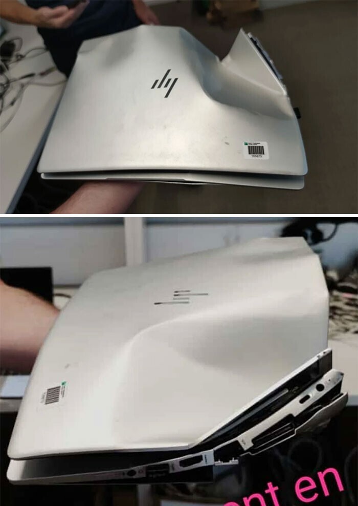 "Пользователь сказал, что его ноутбук зажало дверями в метро"