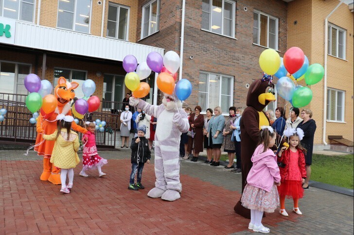 Новый детский сад Новосибирская область с. Мамоново