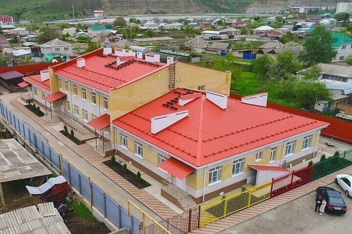 Новый детский сад Республика Карачаево-Черкесия аул Сары-Тюз
