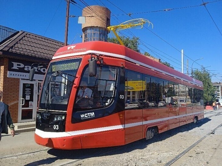 Первые трамваи запустили в Таганроге после начала модернизации всей трамвайной сети города