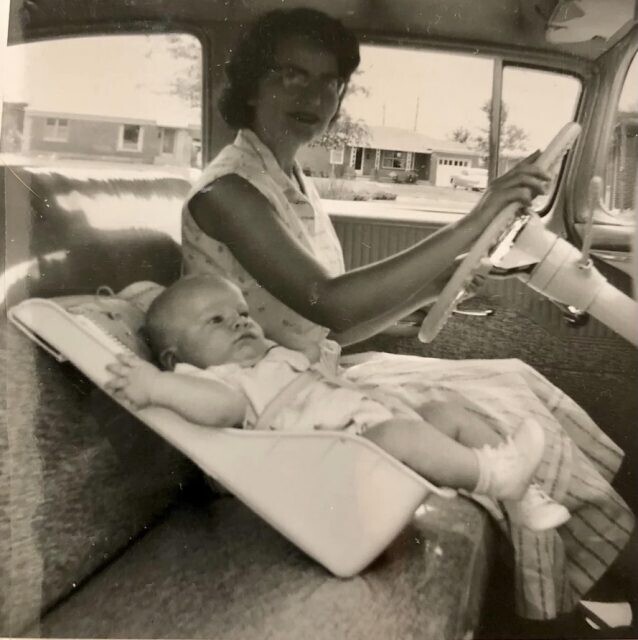 1. "Безопасное" автокресло для младенца, 1958 год