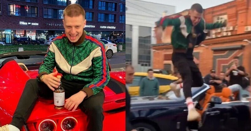 Блогер Mellstroy устроил танцы на капотах арендованных авто и "напрыгал" на пять миллионов ущерба