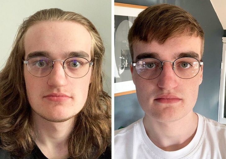 16 парней, которые решили расстаться с длинными волосами и не прогадали