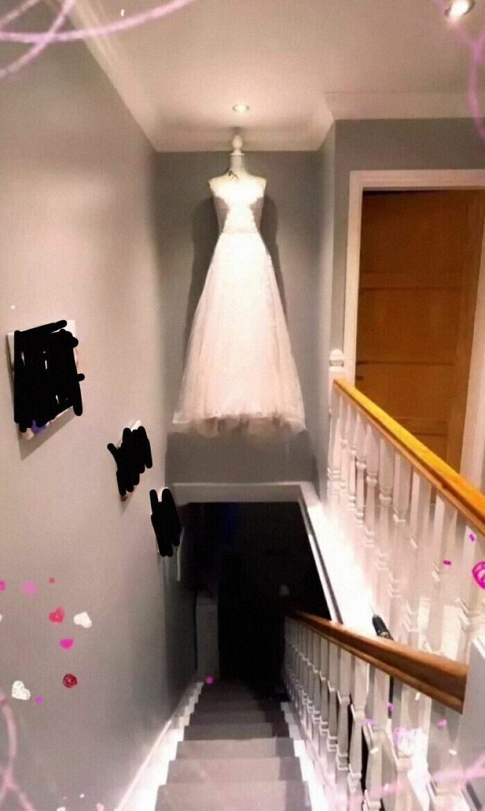 8. Невеста решила, что это лучший способ продемонстрировать свое платье после свадьбы