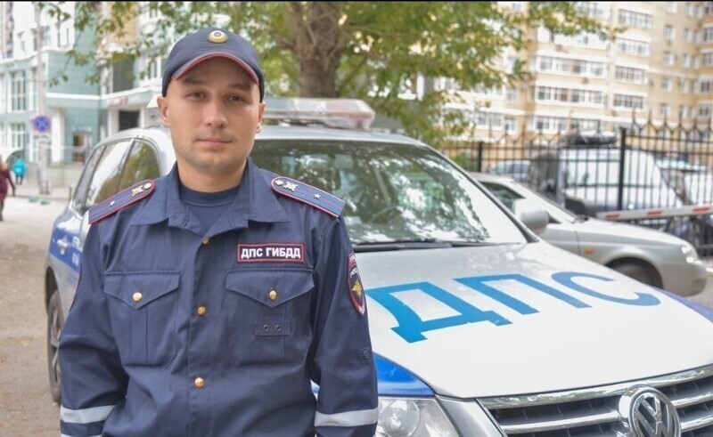 Младший лейтенант Константин Калинин, инспектор ДПС ГИБДД УМВД по г. Перми
